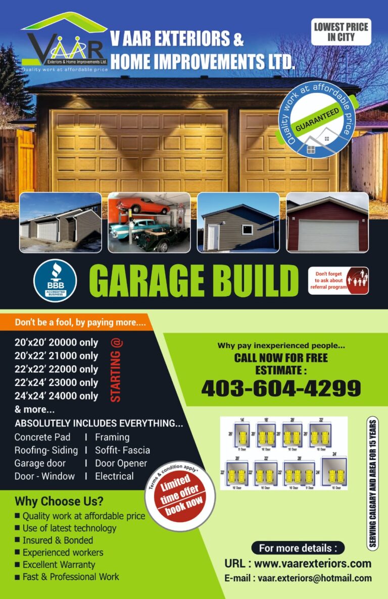 concrete garage pad cost in Calgary