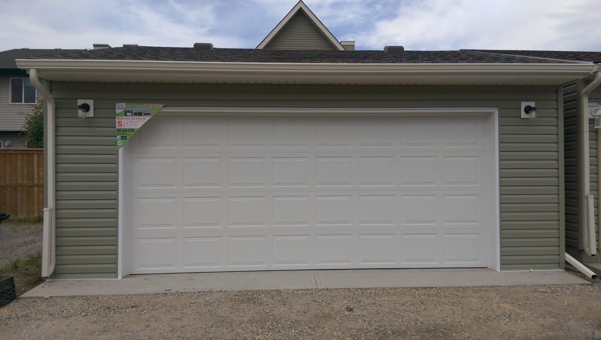 Small Garage Builder in Calgary – V AAR Exteriors & Home Improvements Ltd. 3 IMG 20250122 WA0028